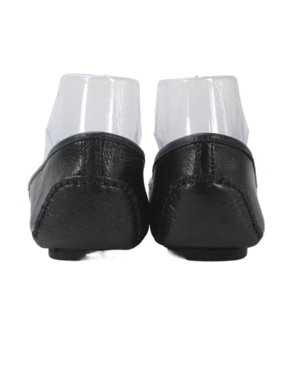 Michael Kors Womens Leather Slide On Ballet Flats Black Size 8 Medium